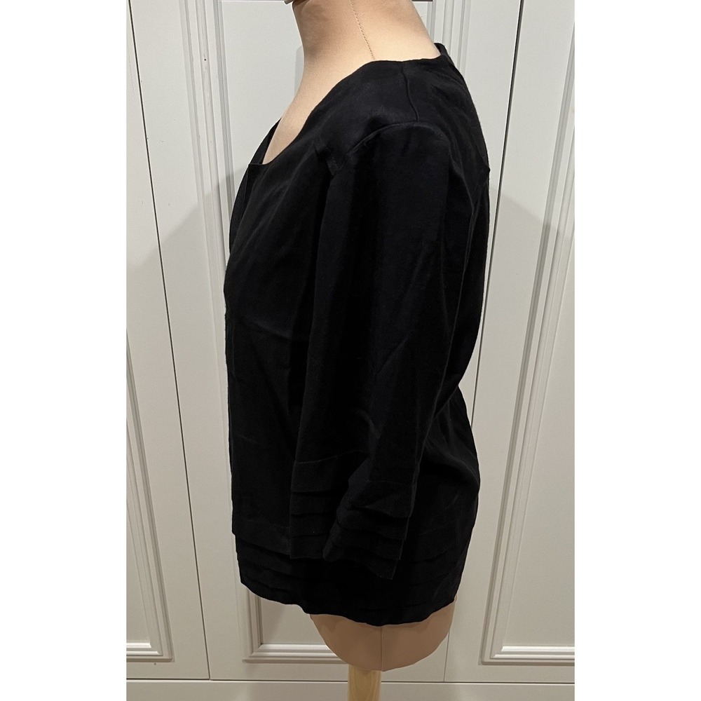 Antik Batik Women's‎ Black Esther Blouse Size Small Minimalist Quiet Luxury - Picture 5 of 11